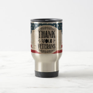 Vielen Dank Veteranen Reisen Mug Reisebecher