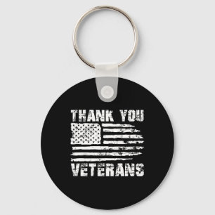 Vielen Dank Veterans American Flag Proud Veteran Schlüsselanhänger