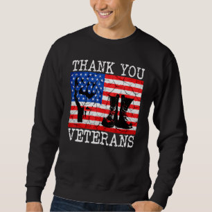 Vielen Dank Veterans Combat Boots Solidarity Veter Sweatshirt