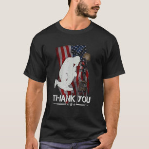Vielen Dank Veterans Combat Boots Veteran Day Amer T-Shirt