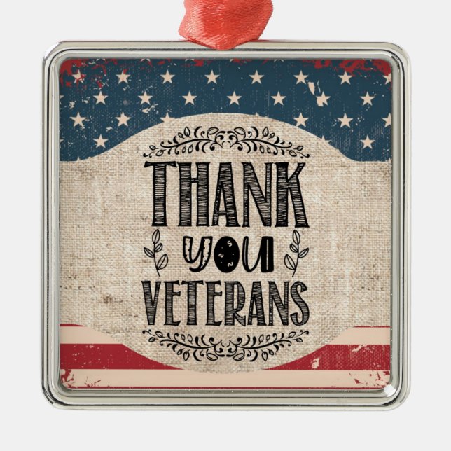 Vielen Dank Veterans Ornament (Vorne)