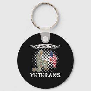 Vielen Dank Veterans Usa Flag stolz Soldier Memori Schlüsselanhänger