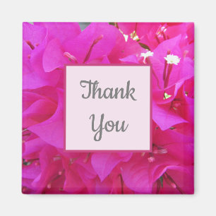 Vielen Dank Vibranly Pink Blume Azalea Foto Magnet
