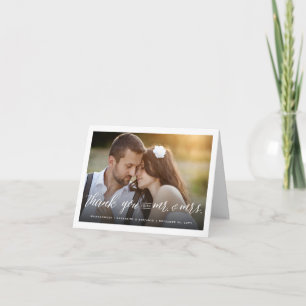 Vielen Dank von Herrn Foto und Frau Wedding