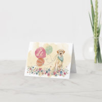 Vielen Dank von Ihnen & Yellow Labrador Retriever