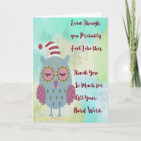 Vielen Dank von Mitarbeitern bis zum Mitarbeiter d