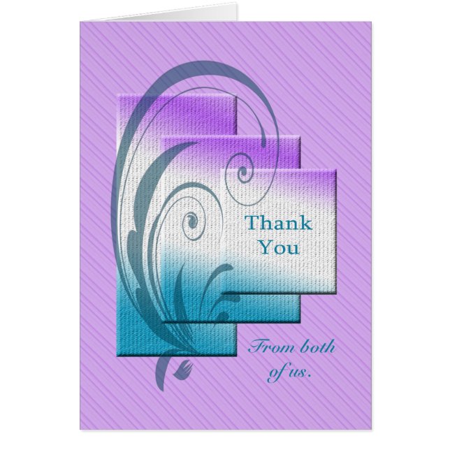 Vielen Dank von uns beiden (Vorne)