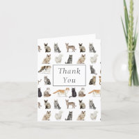 Vielen Dank, Watercolor Cats