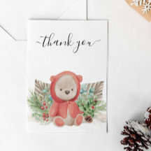 Vielen Dank Weihnachten Baby Bear Shower Boho
