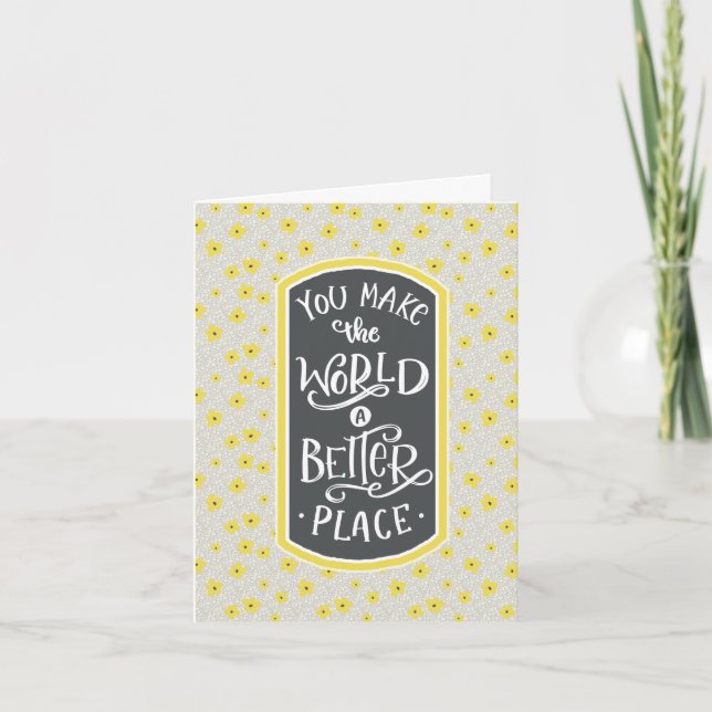 Vielen Dank Wertkarte Dankeskarte (Vorderseite)