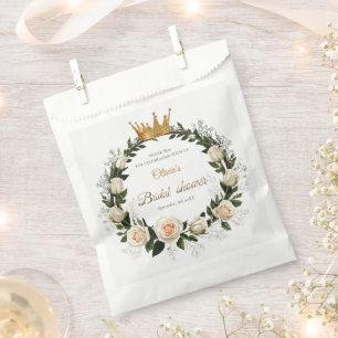 Vielen Dank White Roses & Baby's Atem Geschenktütchen