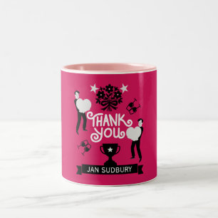 Vielen Dank Zweifarbige Tasse
