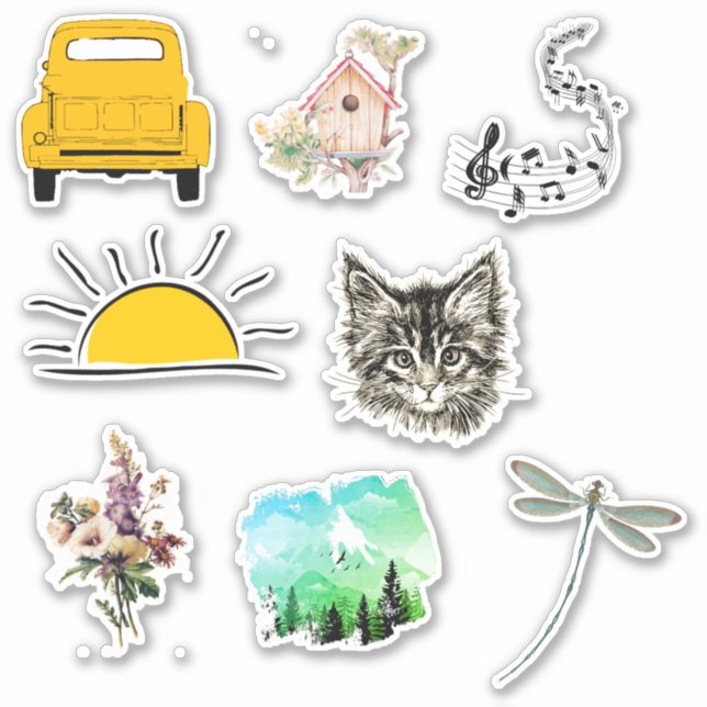 Vielfalt Aufkleber (Vorderseite)