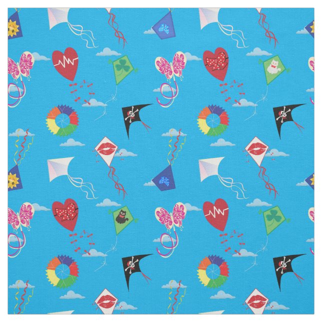 Vielfalt der Kites Stoff (Muster)