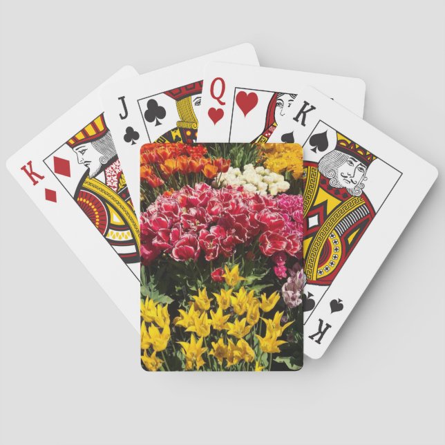 Vielfalt der Tulipen Spielkarten (Rückseite)