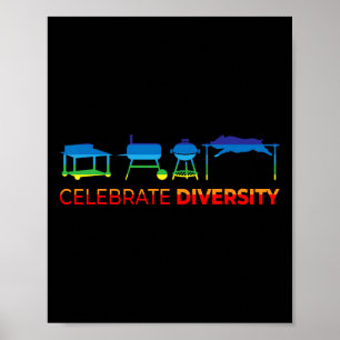 Vielfalt feiern - Bbq Poster