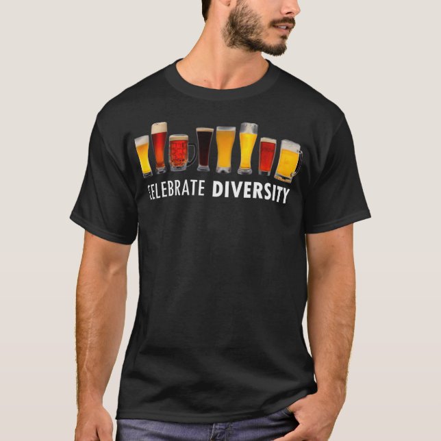Vielfalt feiern T-Shirt (Vorderseite)