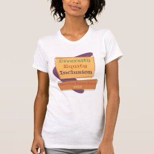 Vielfalt Gleichberechtigung Inklusion; Amerikanisc T-Shirt