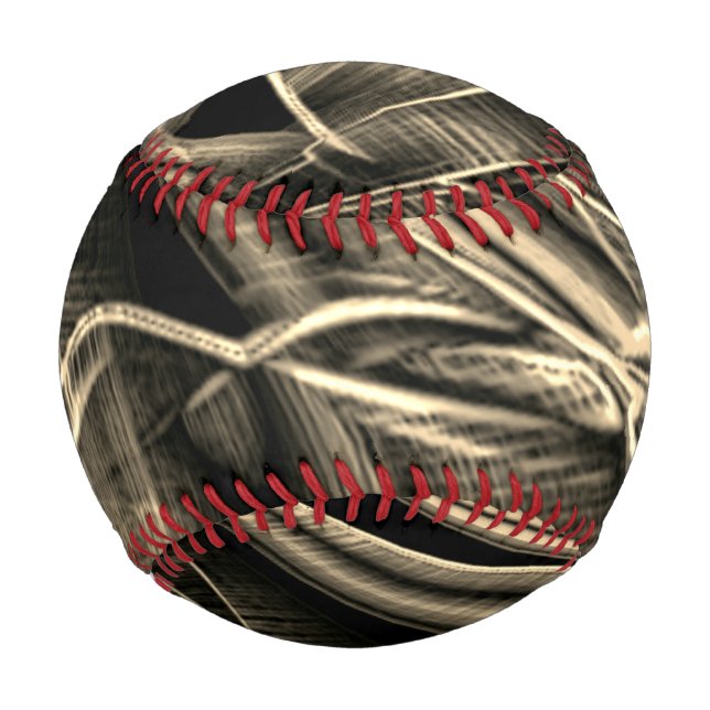 Vielfältig aussehend wie gebrannter Kiefer mit Gro Baseball (Rückseite)