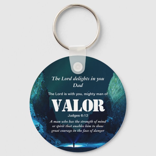 VIELFÄLTIGER VALOR | CHRISTLICH SCHLÜSSELANHÄNGER (Vorderseite)