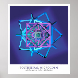 Vielflächiger Microkosmos Poster