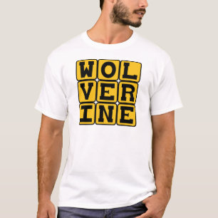Vielfraß, reißendes Säugetier T-Shirt