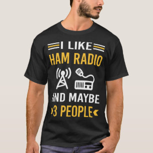 Vielleicht 3 Leute ham Radio Amateur Radio T-Shirt