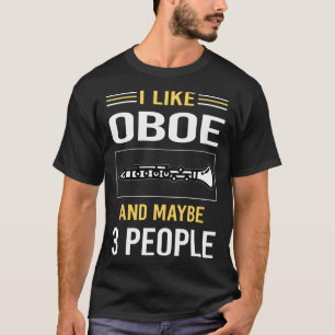 Vielleicht 3 Leute Oboe T-Shirt