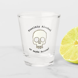 Vielleicht Alkohol oder möglicherweise Pioson? Schnapsglas