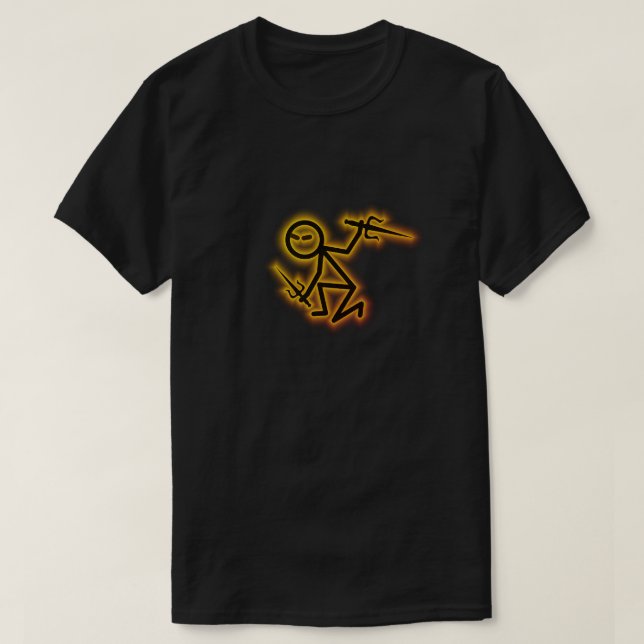 "Vielleicht ein Ninja" T-Shirt (Design vorne)