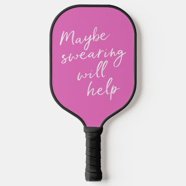 Vielleicht hilft das Schwitzen dem frischen, sonne Pickleball Schläger (Vorderseite)