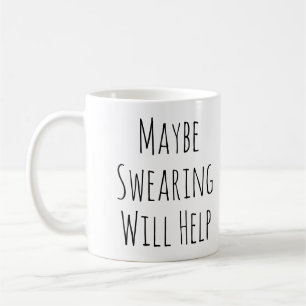 Vielleicht hilft das Schwitzen dem knackigen Text Kaffeetasse