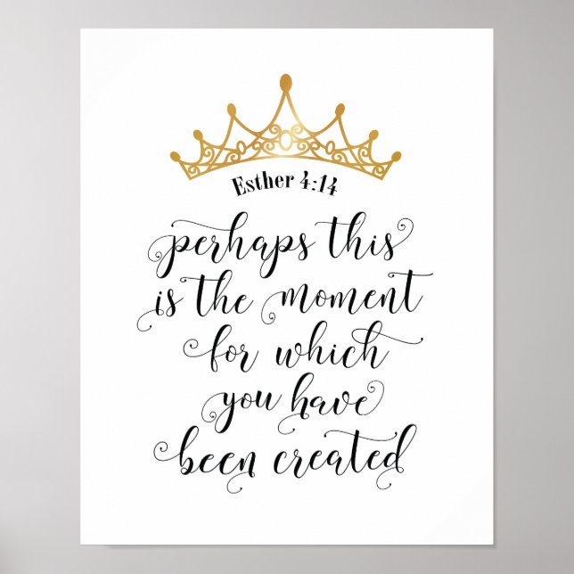Vielleicht ist dies der Moment, in dem Kunst Print Poster (Vorne)