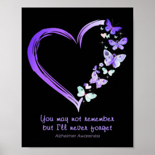 Vielleicht nicht erinnern, aber ich werde Alzheime Poster