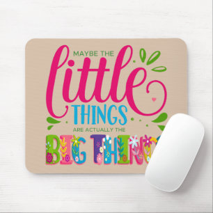 Vielleicht sind die kleinen Dinge eigentlich die g Mousepad
