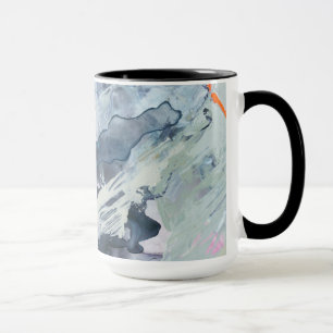 Vielstimmiges Meer - Blau Tasse