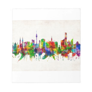 Vienna Austria Skyline Notizblock