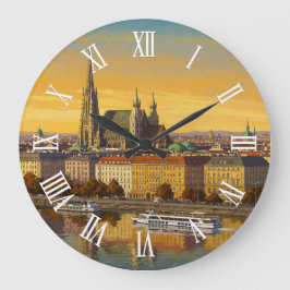 Vienna Austria Travel Große Wanduhr