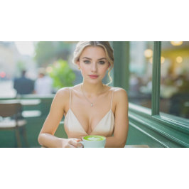 VIENNA - COFFEE HOUSE - MATCHA LATTE POSTER