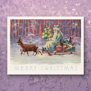 Vienna Woods Santa Feiertagspostkarte