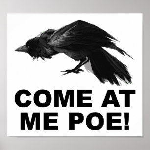 Viens Me Chercher Poe Affiche Drôle