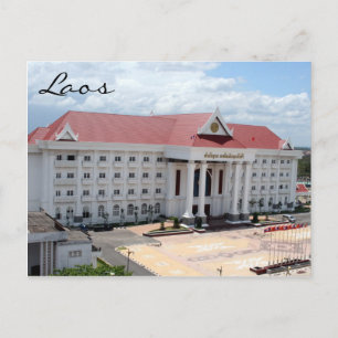 vientiane Architektur Postkarte
