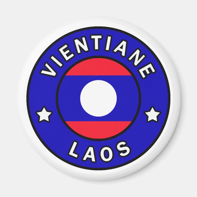 Vientiane Laos Magnet (Vorne)
