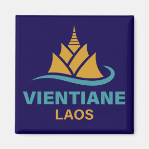 Vientiane Laos Südostasien Magnet