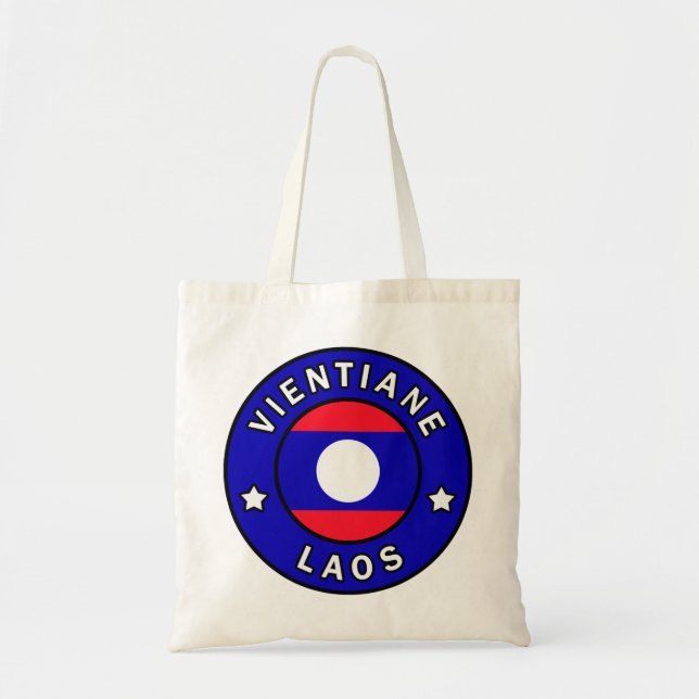 Vientiane Laos Tragetasche (Vorne)