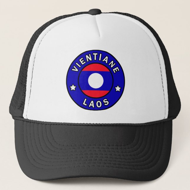 Vientiane Laos Truckerkappe (Vorderseite)