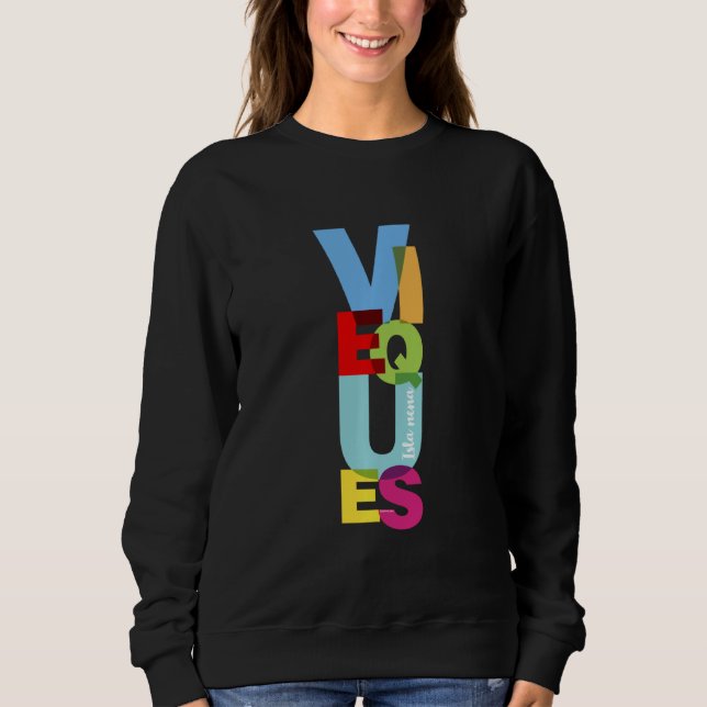 Vieques Isla Nena Sweatshirt (Vorderseite)