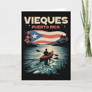 Vieques Puerto Rico Insel Souvenir Puerto-ricanisc Karte