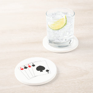 Vier-Aces-Design Getränkeuntersetzer