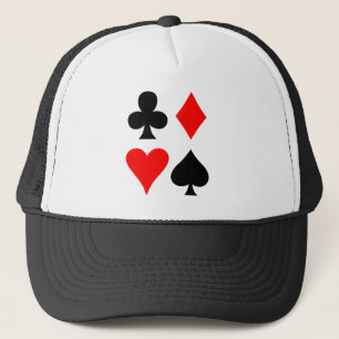 Vier Anzüge Truckerkappe
